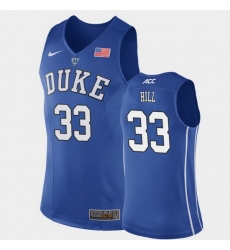 Duke Blue Devils Grant Hill Royal Authentic Men'S Jersey