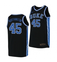 Duke Blue Devils Keenan Worthington Black Replica Men'S Jersey