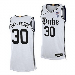 Duke Blue Devils Shayeann Day Wilson White Cameron Brotherhood 2021 22Limited Basketball Jersey