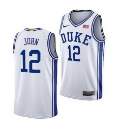 Duke Blue Devils Theo John Home 2021 Jersey