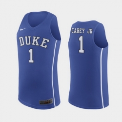 Duke Blue Devils Vernon Carey Jr. Royal Replica Men'S Jersey