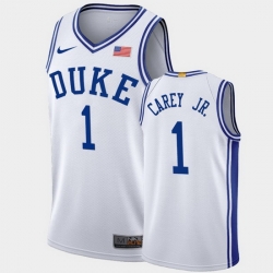 Duke Blue Devils Vernon Carey Jr. White Authentic Men'S Jersey