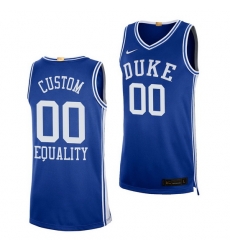 Duke Blue Devils Wendell Moore Blue Equality Social Justice Men Jersey