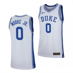 Duke Blue Devils Wendell Moore Jr. White Replica Men'S Jersey