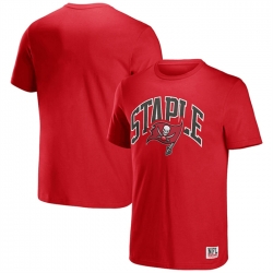 Men Tampa Bay Buccaneers X Staple Red Logo Lockup T Shirt