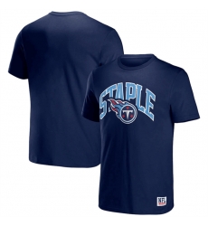 Men Tennessee Titans X Staple Navy Logo Lockup T Shirt