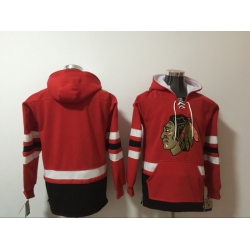 Chicago Blackhawks Blank Red NHL Jersey Hoodie