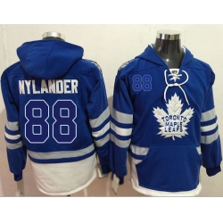 Maple Leafs 88 William Nylander Blue Name  26 Number Pullover Hockey Hoodie