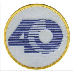 Stitched St.Louis Rams 40th Anniversary Jersey Patch