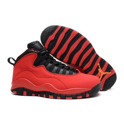 Air Jordan 10 Shoes 2014 Mens Red Black