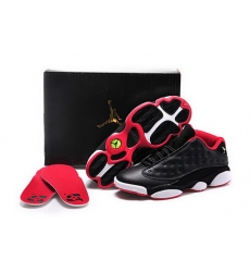 Air Jordan 13 Shoes 2015 Mens Low 30th Anniversary Black Red White