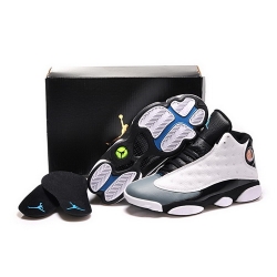 Air Jordan 13 Shoes 2015 Mens White Black Gray