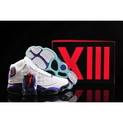 Air Jordan 13 XIII Shoes 2013 Mens Shoes White Purple Sale