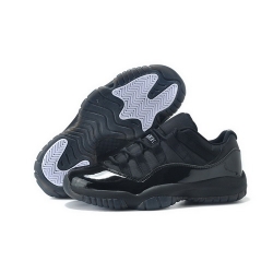 Air Jordan 11 Shoes 2015 Womens Low All Black