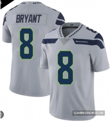 NFL Nike Seattle Seahawks Coby Bryant #8 Gray Stitched NFL jersey