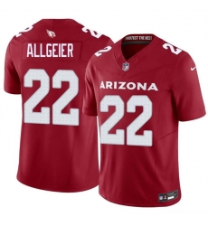 Men Arizona Cardinals  22 Tyler Allgeier Red 2026 F U S E  Vapor Untouchable Limited Stitched Jersey