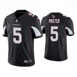 Men Arizona Cardinals 5 Matt Prater Black Vapor Untouchable Limited Stitched Jersey