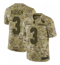 Men Nike Arizona Cardinals 3 Josh Rosen Limited Camo 2018 Salute to Service NFL Jersey