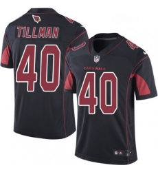 Men Nike Arizona Cardinals 40 Pat Tillman Elite Black Rush Vapor Untouchable NFL Jersey