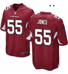 Men Nike Arizona Cardinals 55 Chandler Jones Game Red Team Color NFL Jersey