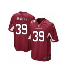 Nike Arizona Cardinals 39 James Sanders Red Game NFL Jersey