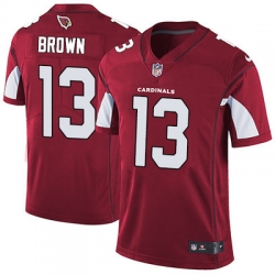 Nike Cardinals #13 Jaron Brown Red Team Color Mens Stitched NFL Vapor Untouchable Limited Jersey