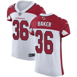 Nike Cardinals #36 Budda Baker White Mens Stitched NFL Vapor Untouchable Elite Jersey