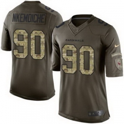 Nike Cardinals #90 Robert Nkemdiche Green Mens Stitched NFL Limited Salute to Service Jersey