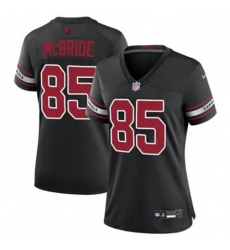 Women Arizona Cardinals 85 Trey McBride Black 2024 F U S E Vapor Untouchable Limited Stitched