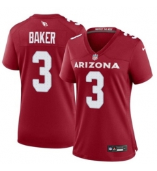 Women Arizona Cardinals Budda Baker #3 Red 2024 F U S E Vapor Untouchable Limited Stitched