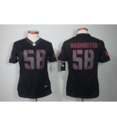 Women Nike Arizona Cardinals 58 Daryl Washington Black Jerseys[Impact Limited]