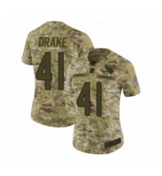 Women's Arizona Cardinals #41 Kenyan Drake Limited Camo 2018 Salute to Service Football Jersey