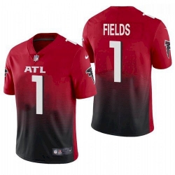 Men Atlanta Falcons #1 Justin Fields Red 2021 Draft Jersey