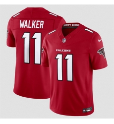 Men Atlanta Falcons  11 Jalon Walker Red 2026 New F U S E  Vapor Untouchable Limited Stitched Football Jersey