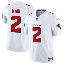 Men Atlanta Falcons  2 Matt Ryan White 2026 New F U S E  Vapor Untouchable Limited Stitched Football Jersey