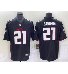 Men Atlanta Falcons 21 Deion Sanders Black Vapor Untouchable Limited Stitched Jersey