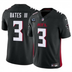 Men Atlanta Falcons 3 Jessie Bates III Black 2024 F U S E With 3 Star C Patch Vapor Untouchable Limited Stitched Football Jersey