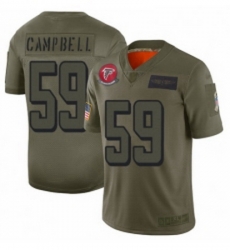 Men Atlanta Falcons 59 DeVondre Campbell Limited Camo 2019 Salute to Service Football Jersey