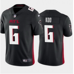 Men Atlanta Falcons 6 Younghoe Koo New Black Vapor Untouchable Limited Stitched Jersey