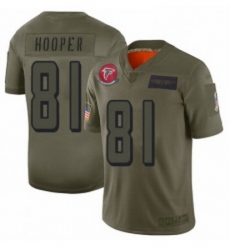 Men Atlanta Falcons 81 Austin Hooper Limited Camo 2019 Salute to Service Football Jersey