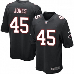 Men Nike Atlanta Falcons 45 Deion Jones Game Black Alternate NFL Jersey