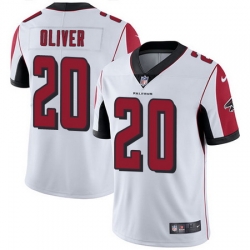 Nike Falcons #20 Isaiah Oliver White Mens Stitched NFL Vapor Untouchable Limited Jersey