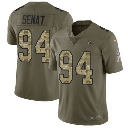 Nike Falcons 94 Deadrin Senat Olive Camo Salute To Service Limited Jersey