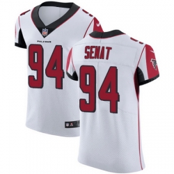 Nike Falcons #94 Deadrin Senat White Mens Stitched NFL Vapor Untouchable Elite Jersey