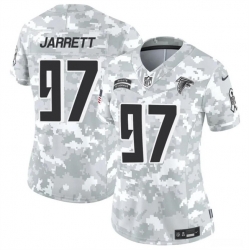 Women Atlanta Falcons 97 Grady Jarrett 2024 F U S E Arctic Camo Salute To Service Limited Stitched Football Jersey