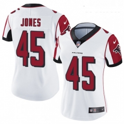 Womens Nike Atlanta Falcons 45 Deion Jones White Vapor Untouchable Limited Player NFL Jersey