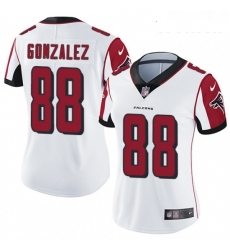 Womens Nike Atlanta Falcons 88 Tony Gonzalez White Vapor Untouchable Limited Player NFL Jersey