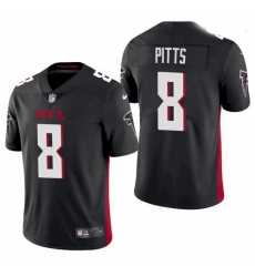 Youth Atlanta Falcons #8 Kyle Pitts Black 2021 Draft Jersey