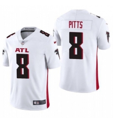 Youth Atlanta Falcons #8 Kyle Pitts White 2021 Draft Jersey