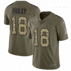 Youth Nike Atlanta Falcons 18 Calvin Ridley Limited Olive Camo 2017 Salute to Service NFL Jersey Youth Nike Atlanta Falcons 18 Calvin Ridley Limited Olive Camo 2017 Salute to Service NFL Jersey